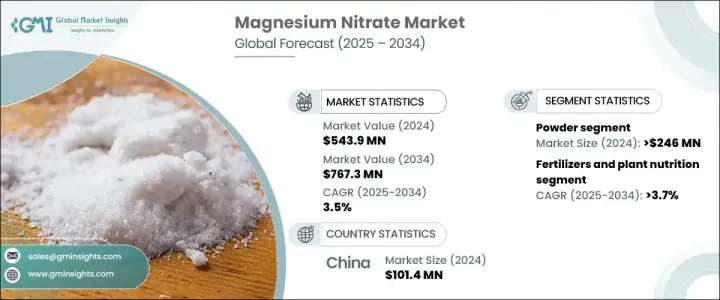 硝酸鎂市場 - IMG1