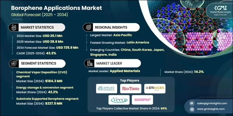硼烯應用市場 - IMG1