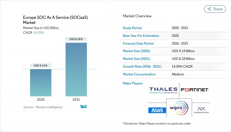 歐洲安全營運中心即服務 (SOCaaS) - 市場 - IMG1
