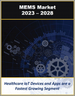 MEMS的全球市場:各零組件、設備、用途、業界(2023年～2028年)