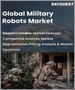 軍事機器人的全球市場:各類型，各平台，各系統，各部署方法，各範圍，各最終用途，各行動模式，各推進力，各地區-預測分析(2022年～2028年)