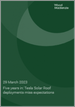 Tesla Solar Roof:即使進入第5年，普及情形未達預期