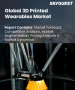 3D 列印穿戴裝置市場規模、佔有率、成長分析（按類型、按穿戴裝置類型、按材料、按列印技術、按銷售管道、按最終用途、按地區）- 產業預測 2025-2032