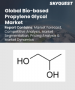 生物基丙二醇市場規模、佔有率和成長分析（按原料、等級、應用、最終用途產業和地區分類）－2026-2033年產業預測