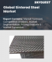 燒結鋼市場規模、佔有率和成長分析（按鋼材類型、製造流程、應用、最終用途產業和地區分類）－2026-2033年產業預測