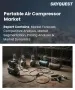 可攜式空氣壓縮機市場規模、佔有率和成長分析：按產品類型、動力來源、潤滑方式、壓力範圍、額定功率、銷售管道、應用和地區分類－2026-2033年產業預測