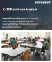 K-12家具市場規模、佔有率和成長分析：教室家具、儲物解決方案、活動家具、戶外家具、科技家具、區域細分——2026-2033年產業預測